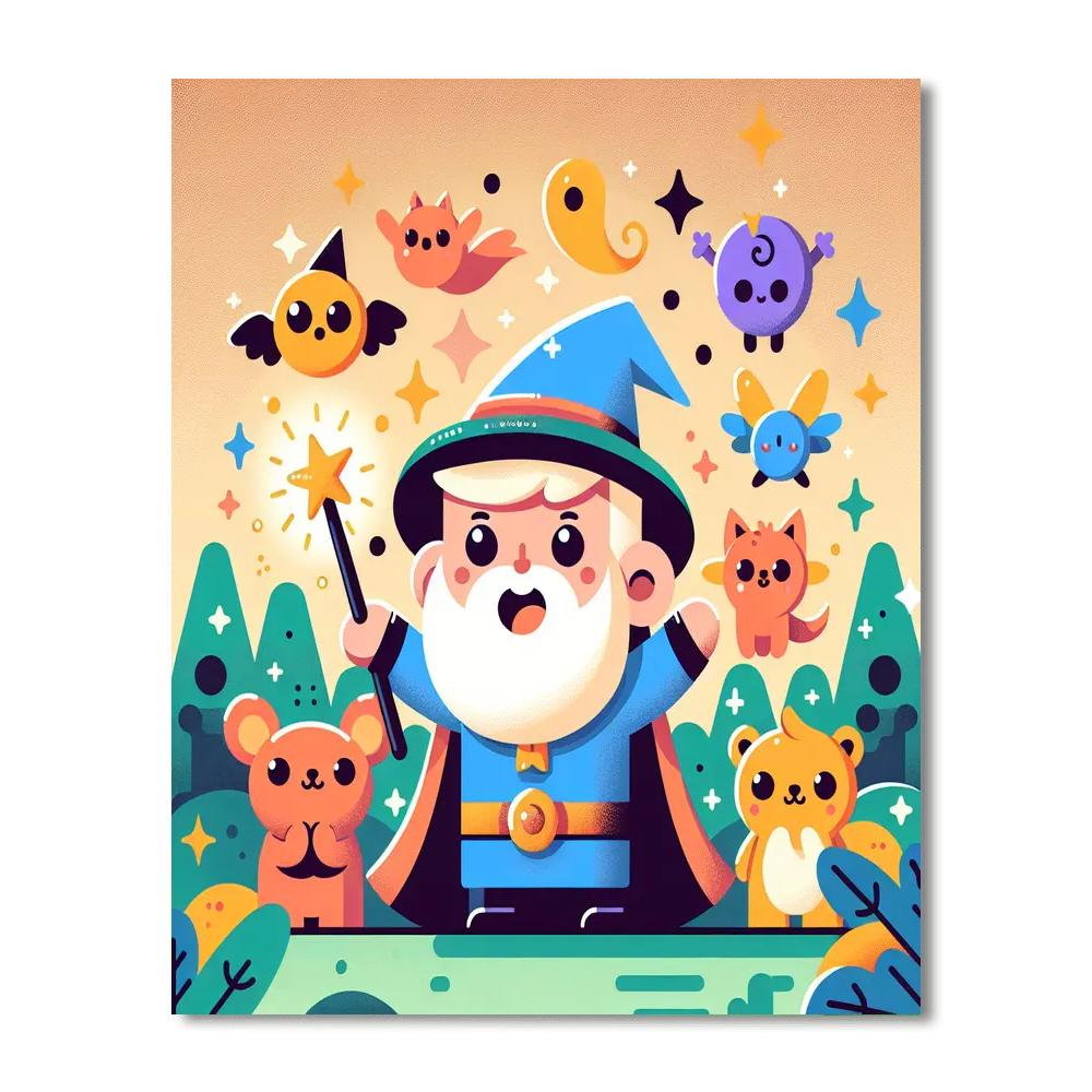 Wonderland Wizard Paint By Numbers Art