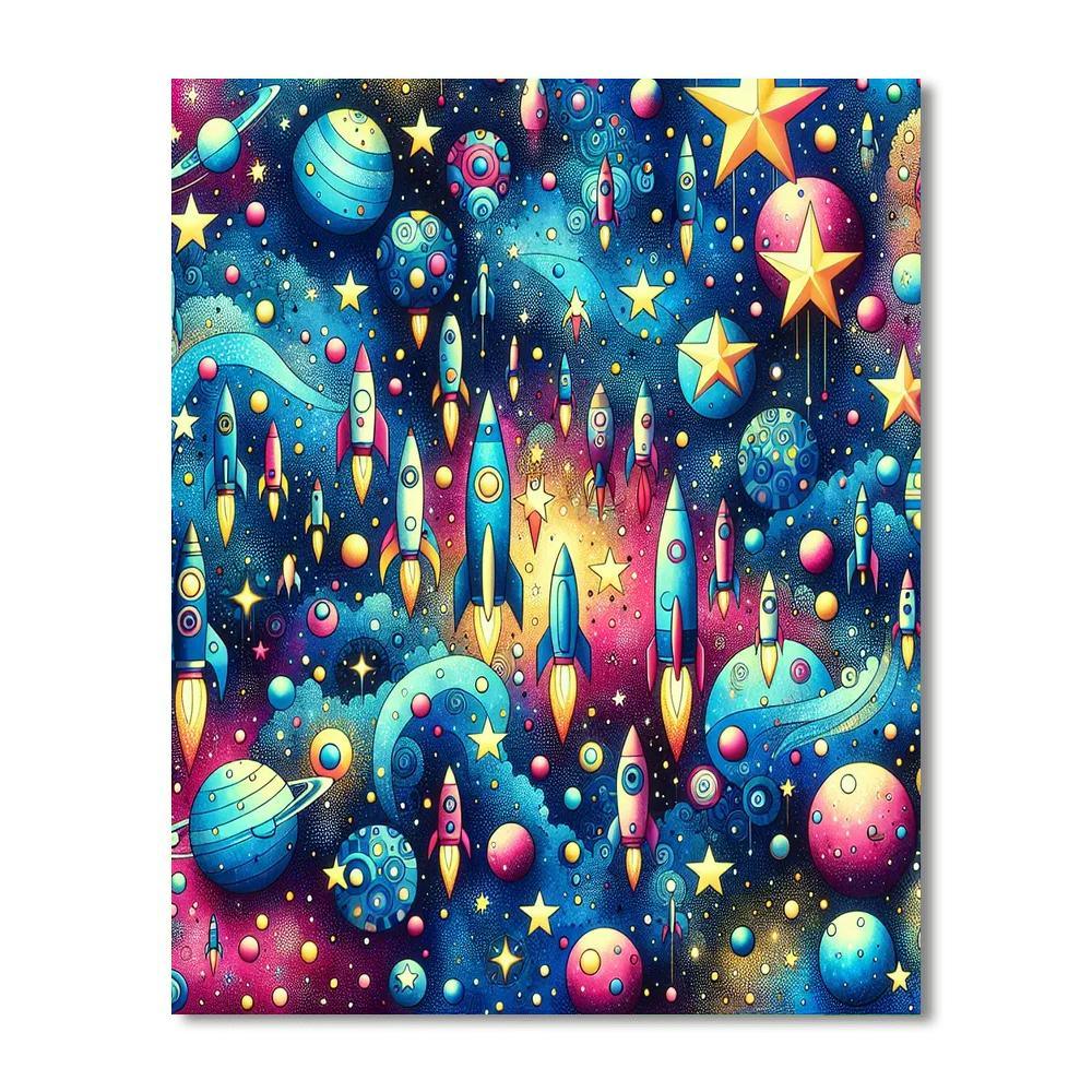 Journey To The Stars Paint By Numbers Kits