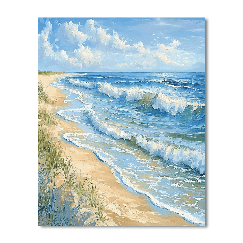 Claude Monet Inspired Glistening Shores  Paint By Numbers