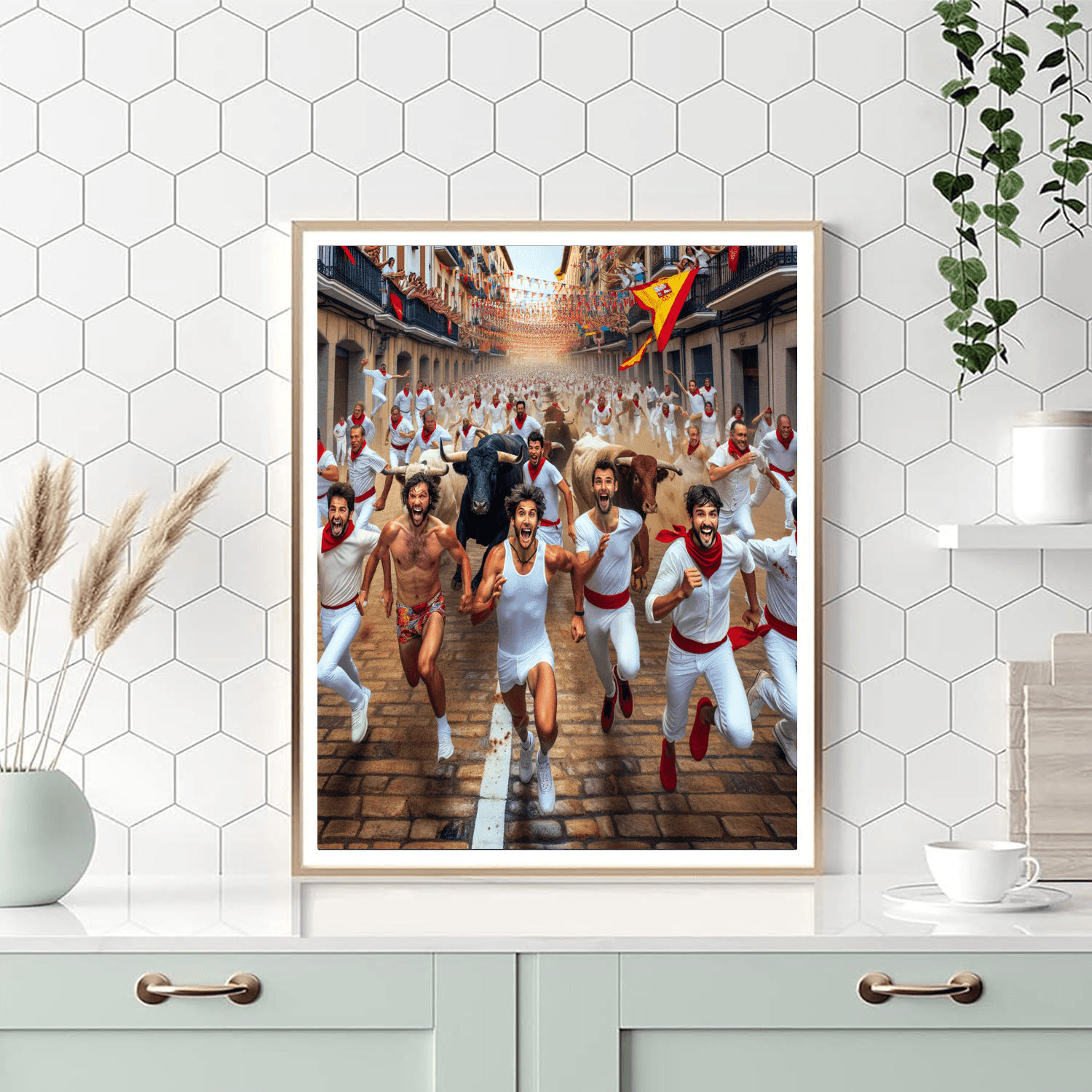 Festival Of San Fermín DIY Paint By Numbers