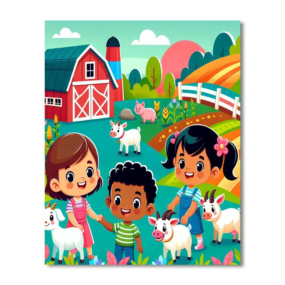 Silly Farmyard Fun Paint By Numbers Kits