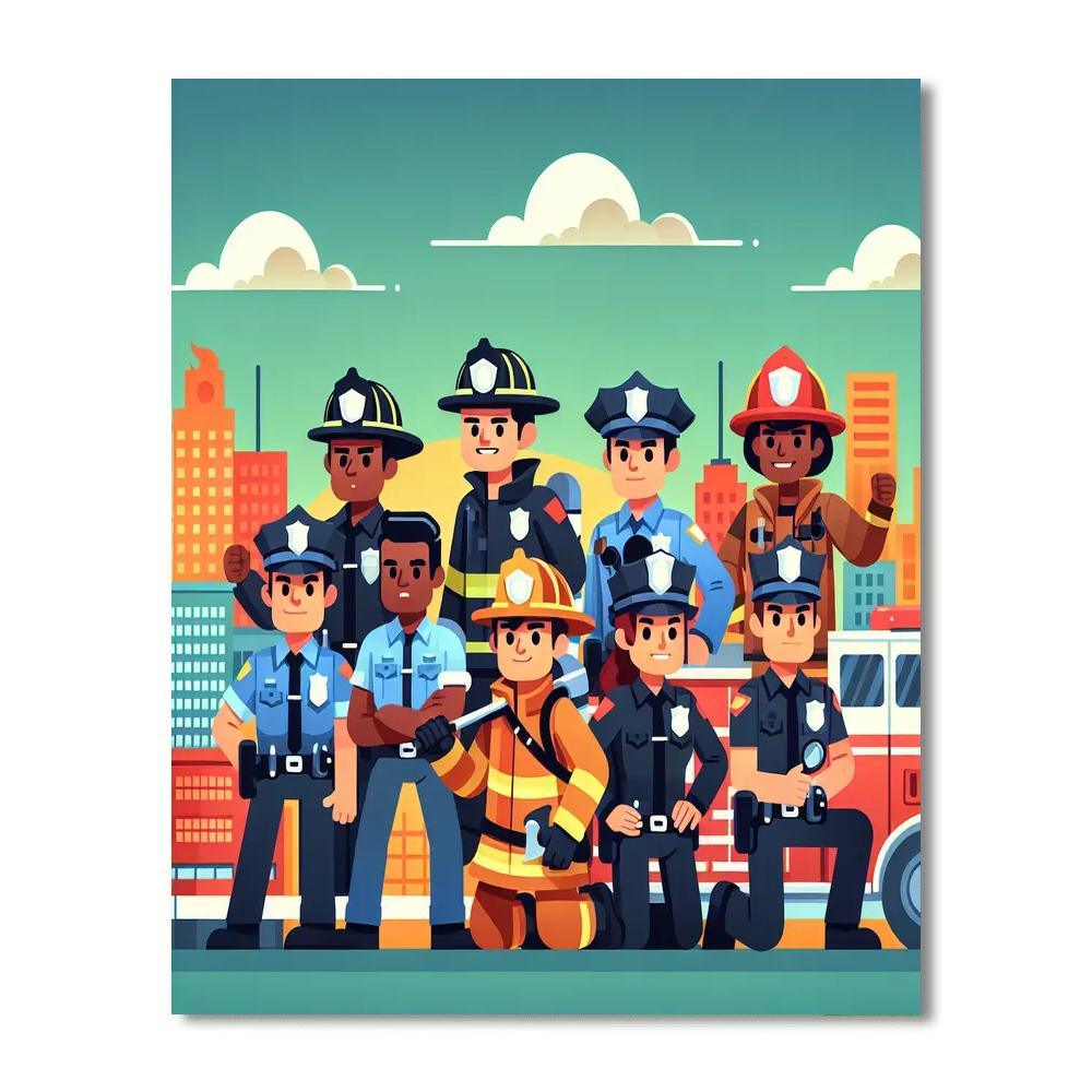 Heroic Rescue Missions Painting By Numbers Kit