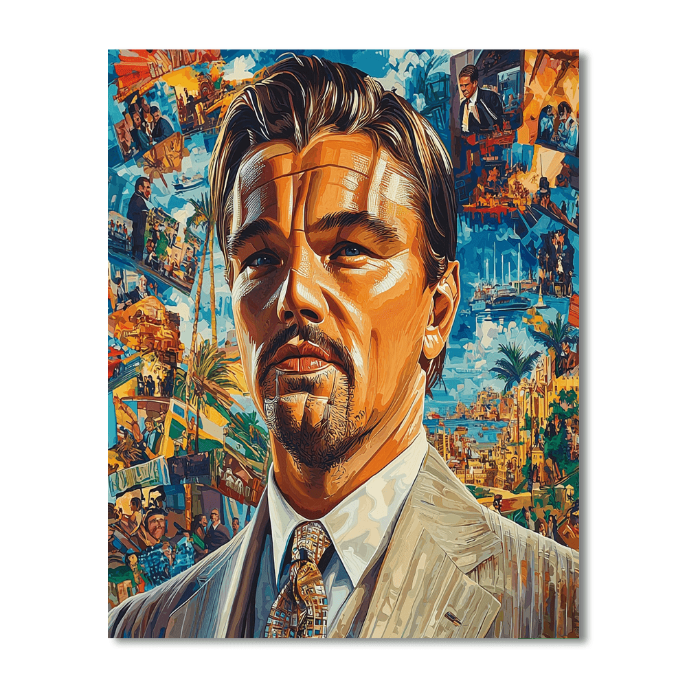 Leonardo Dicaprio: The Visionary Voyage Of A Film Legend Paint By Numbers