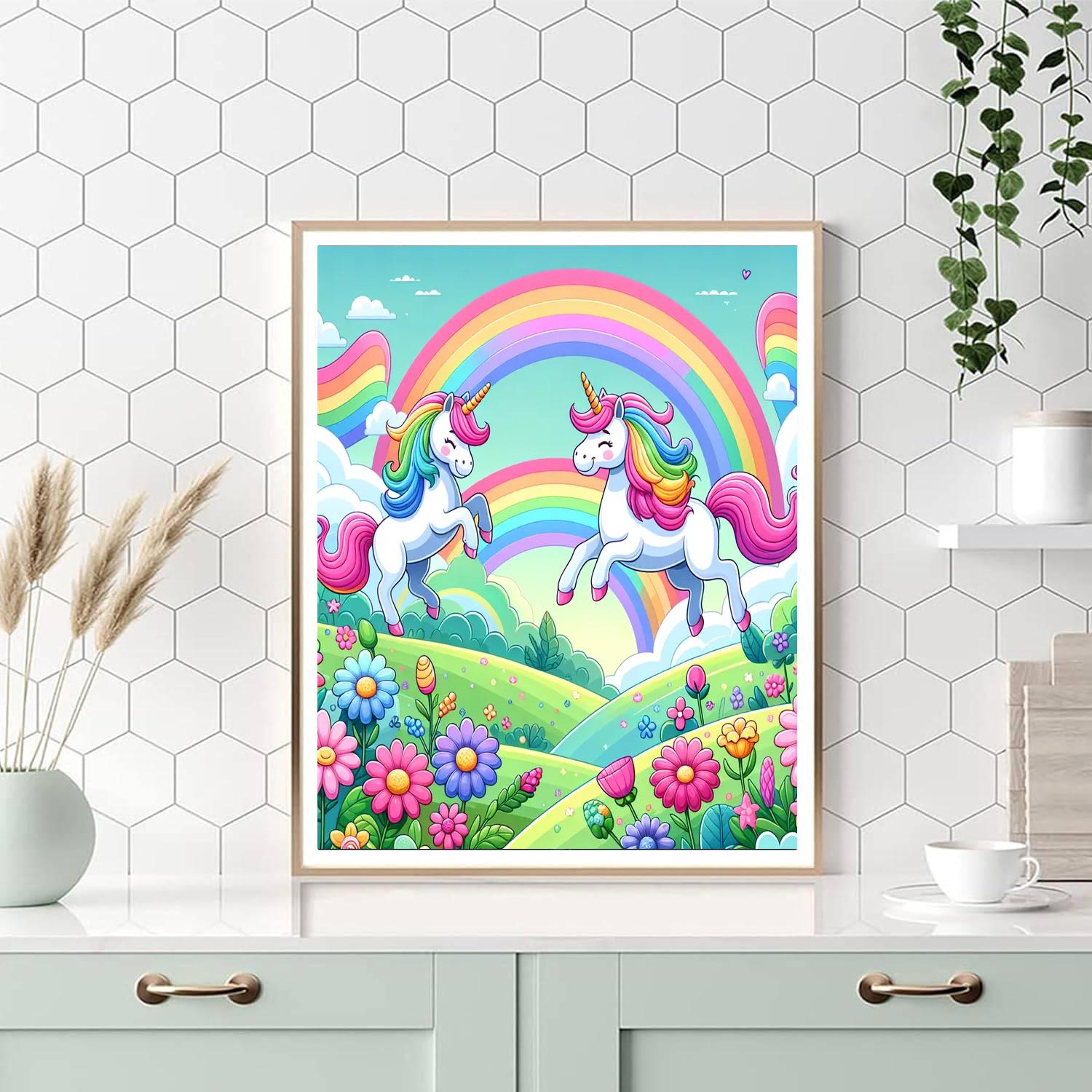 Dreamy Unicorns Adventure Numbered Painting Kits