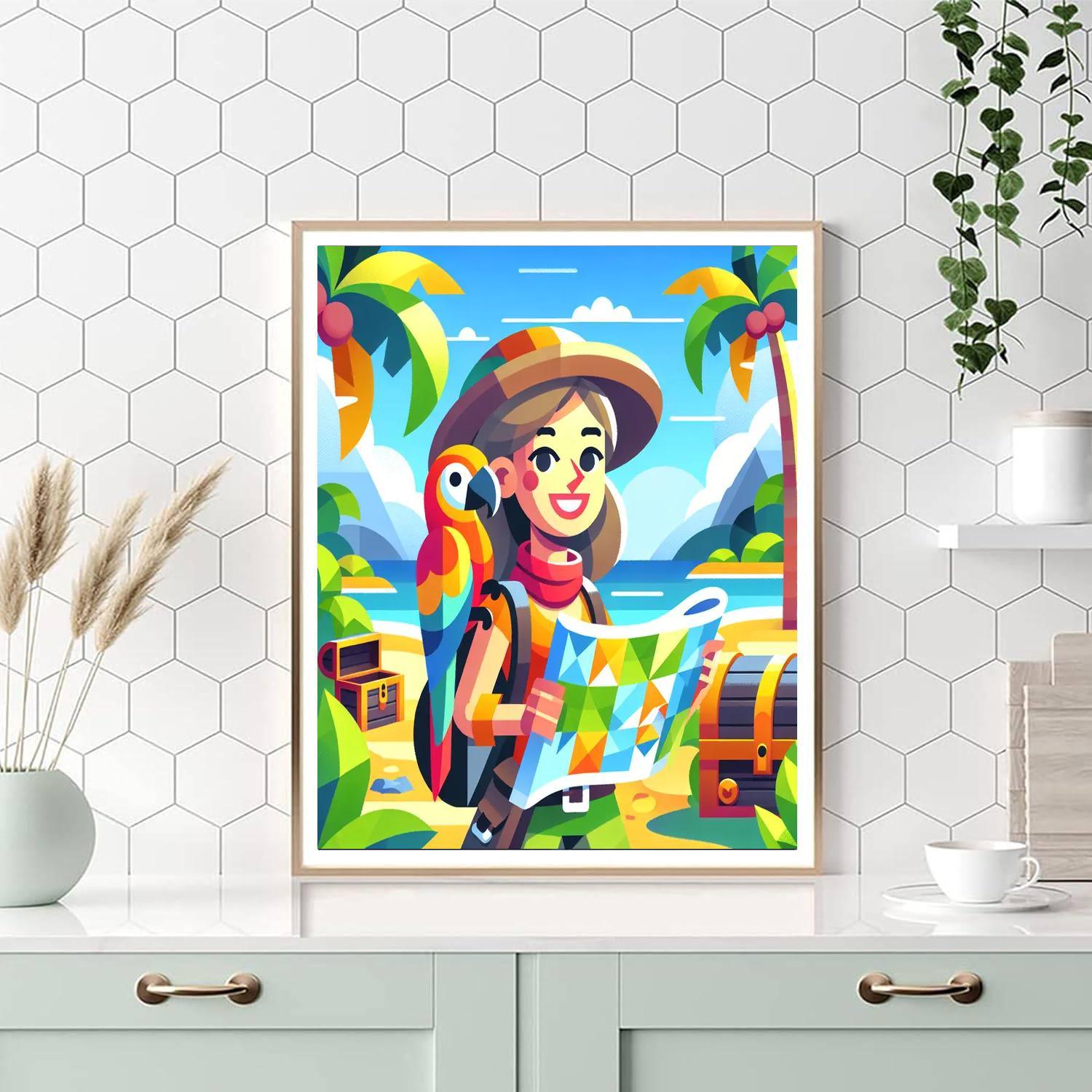 Island Adventures Paint By Numbers Art