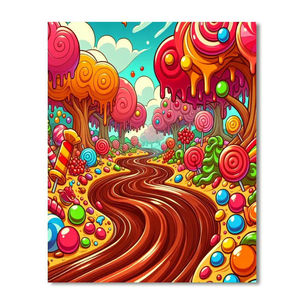 Sweet Treats Fantasy Painting Number Kit