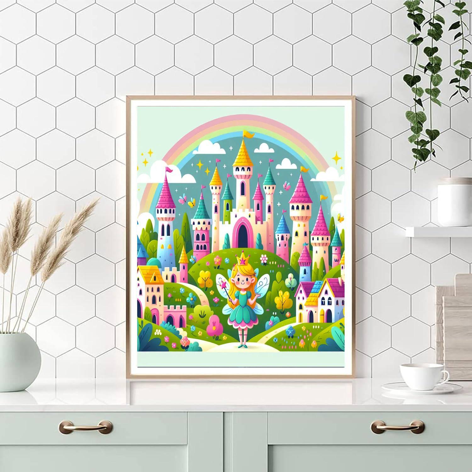 Fairy Princess And The Magical Kingdom Paint By Number