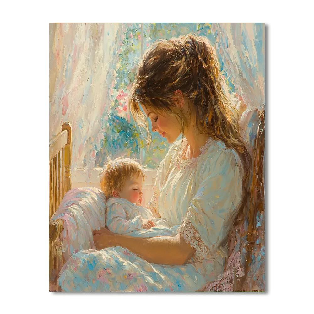 Eternal Bond Of Lullabies Number Painting