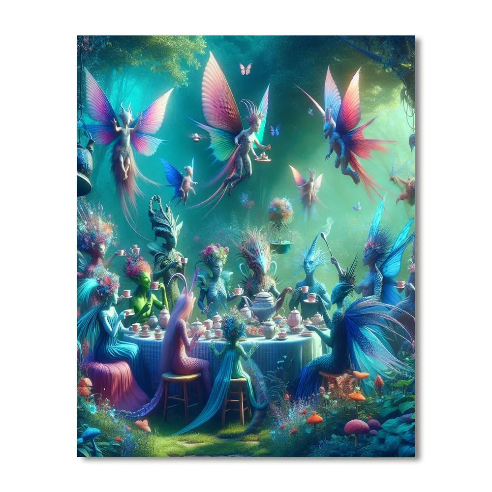 Alice's Wonderland Whimsy DIY Paint By Numbers