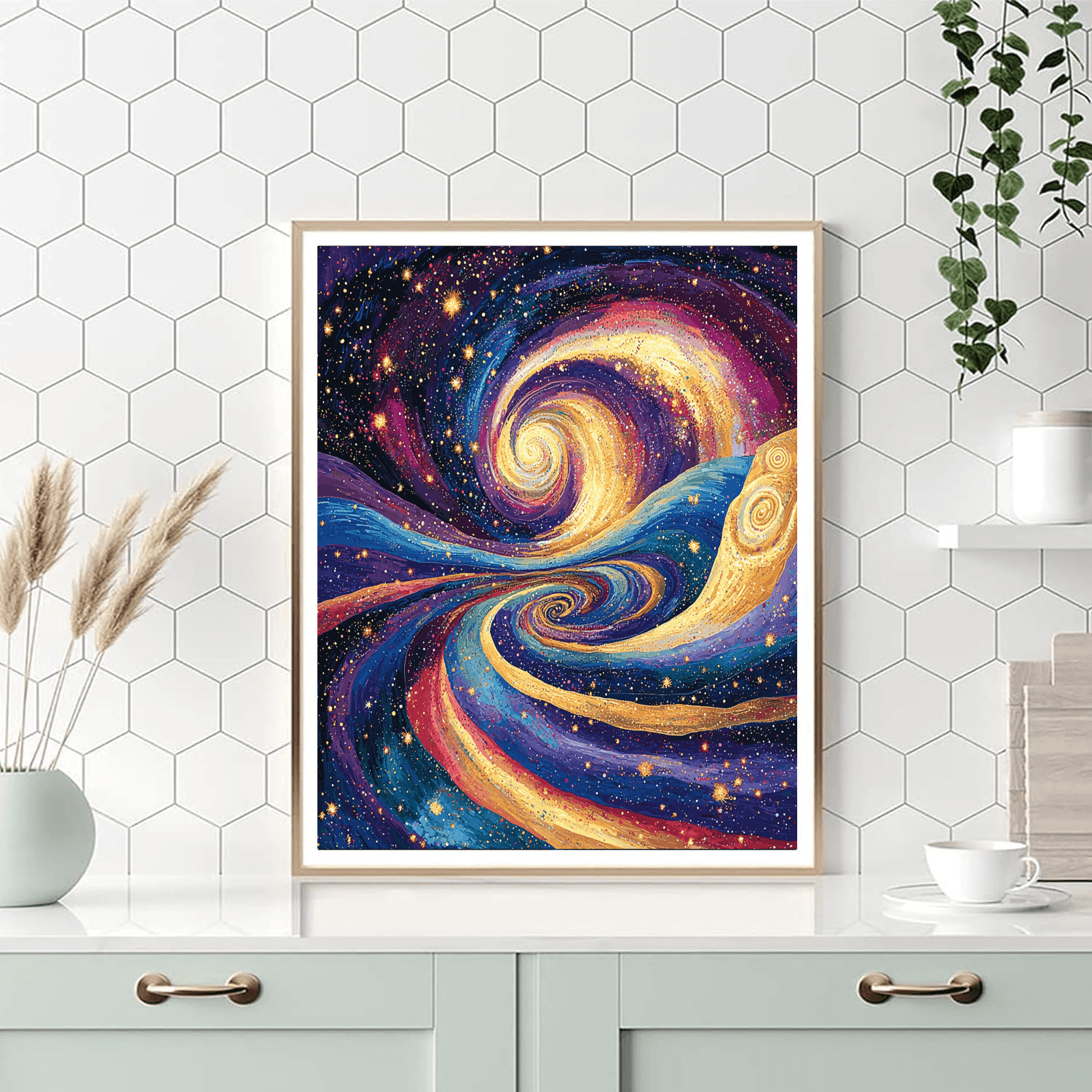 Wassily Kandinsky Inspired Abstract Cosmic Dreams  Numbered Painting Kits