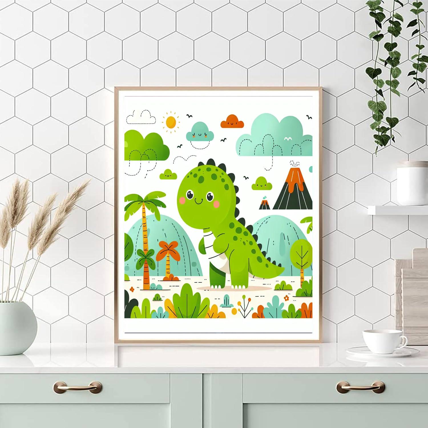 Adventure With Dino Painting Number Kit