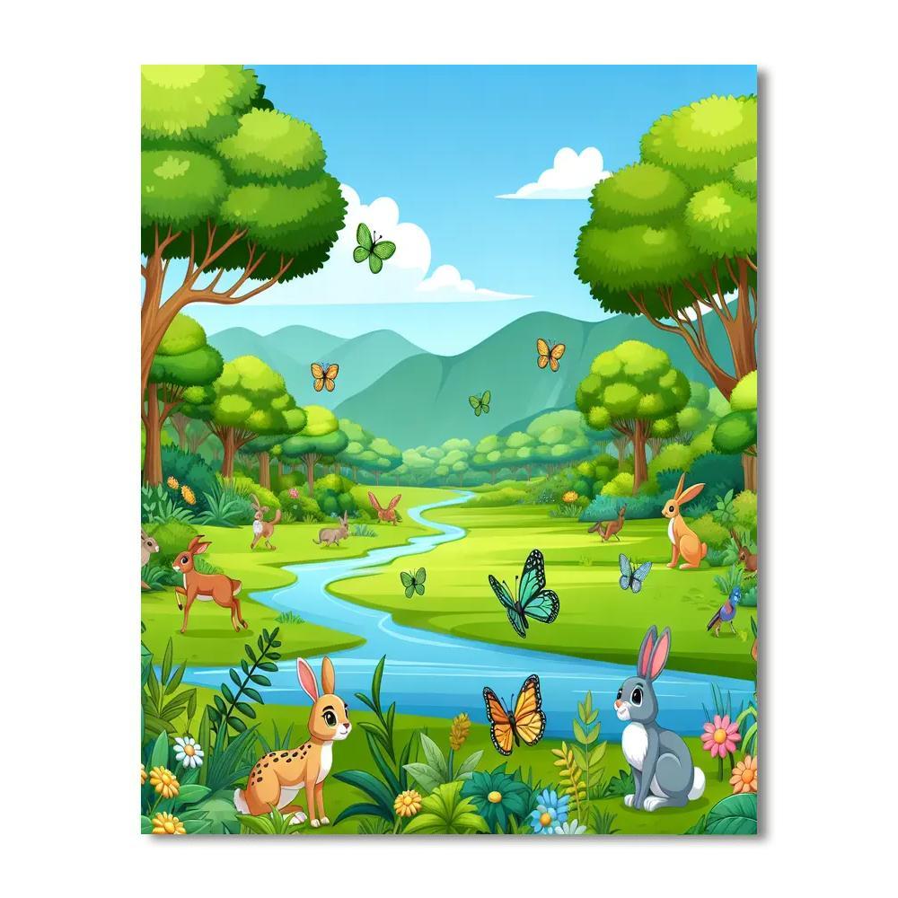 Exploring Eco-worlds Painting Number Kit