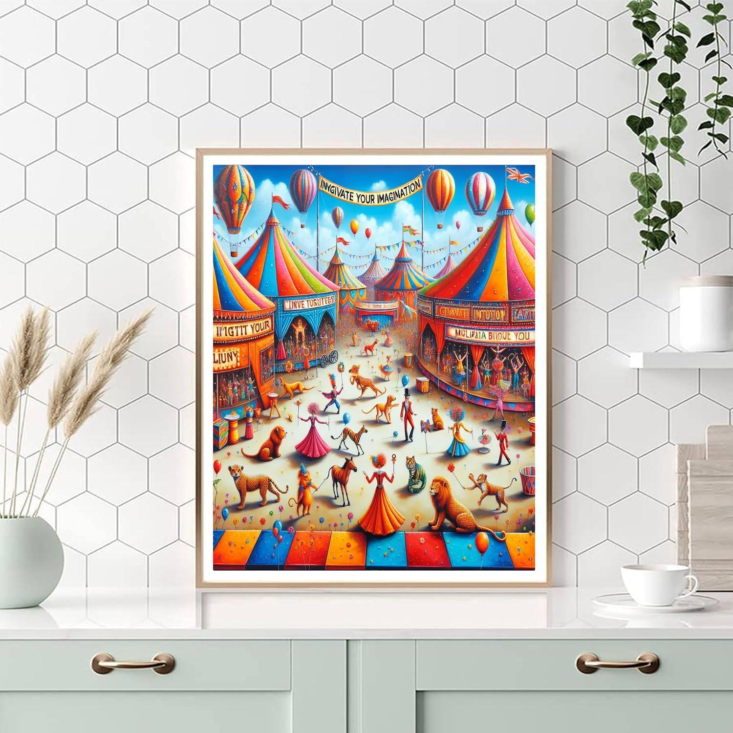 Fantasy Circus Paint By Number