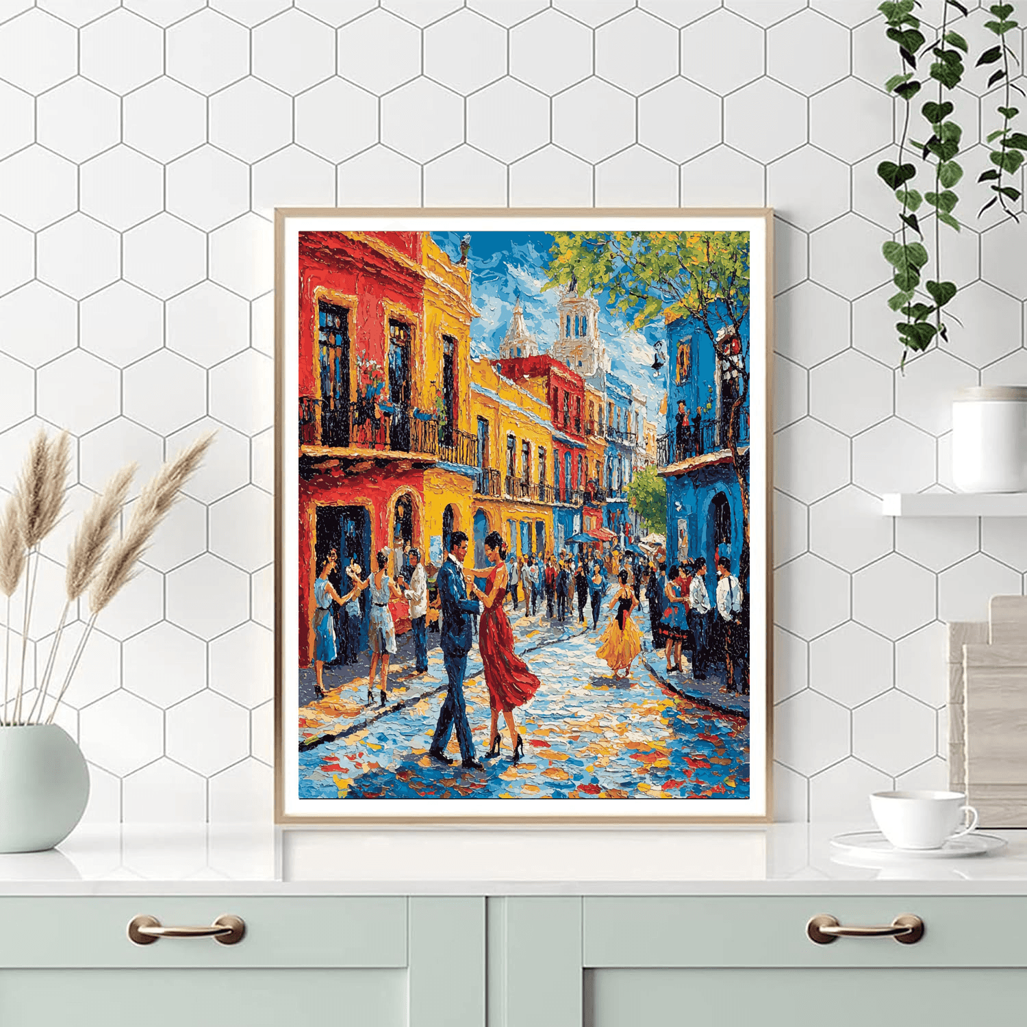 La Boca District DIY Paint By Numbers