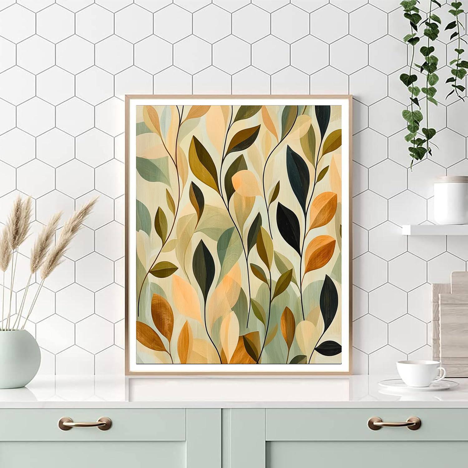 Leonardo Da Vinci Inspired Gentle Strokes Of Nature  DIY Paint By Numbers