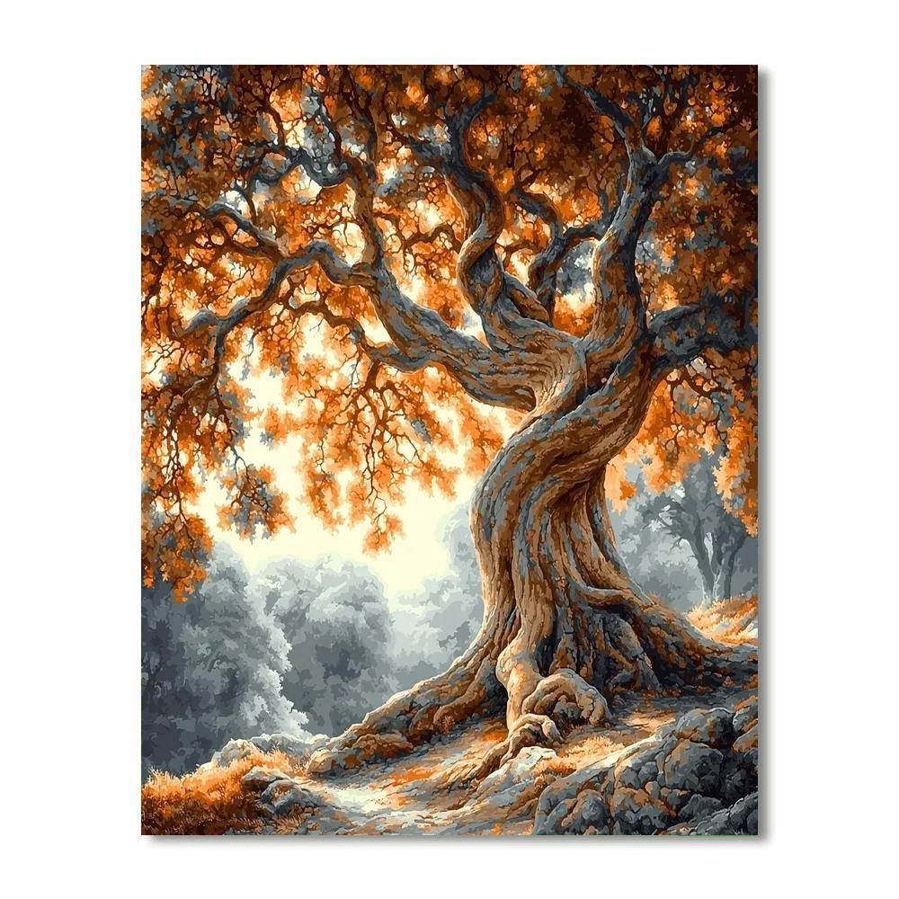 Michelangelo Inspired Majestic Forest Titan  Paint By Numbers