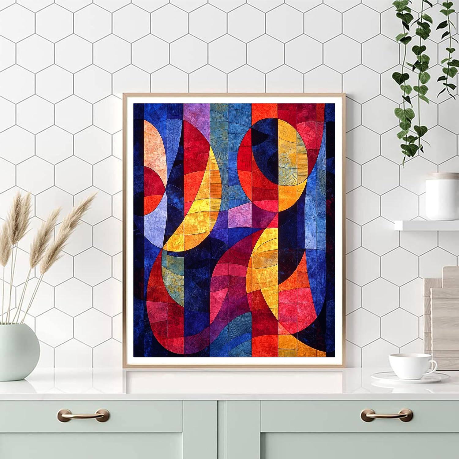 Paul Klee Inspired Rhythms Of Sound  Painting Number Kit