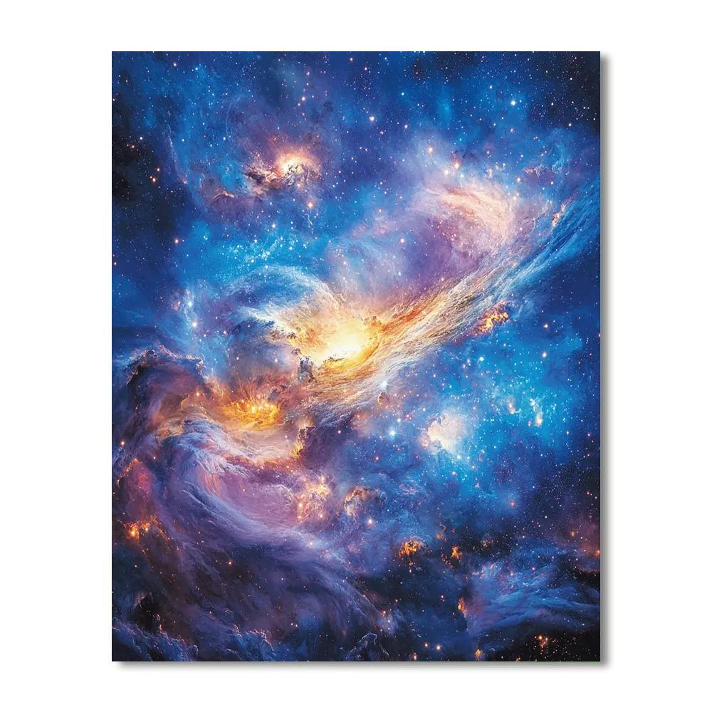 Michelangelo Inspired Ethereal Serenity  Numbered Painting Kits