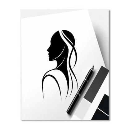 Elegant Minimalist Silhouette Paint By Number