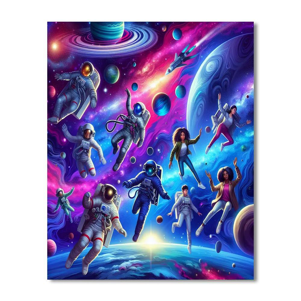 Adventure Through The Stars DIY Paint By Numbers