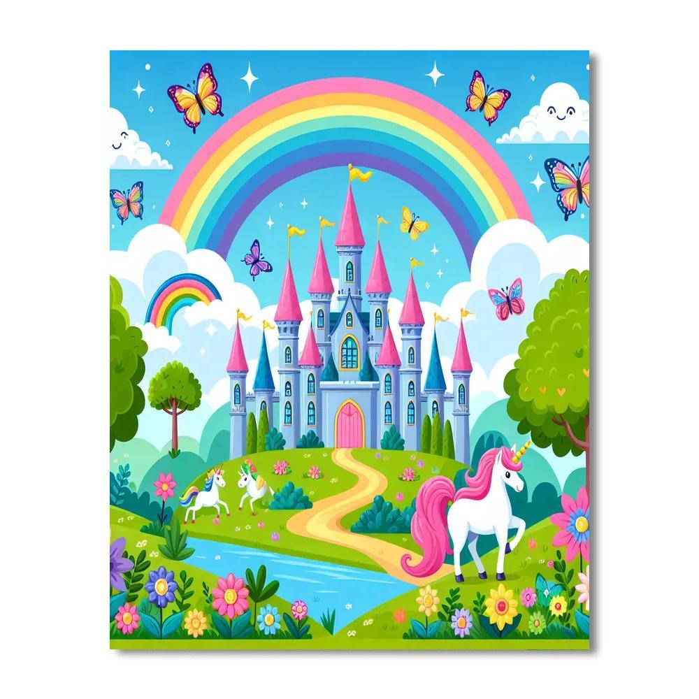 Magical Castle Dream Numbered Painting Kits
