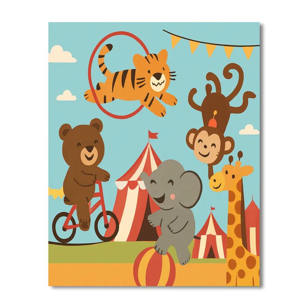 Carnival Of The Wild DIY Paint By Numbers