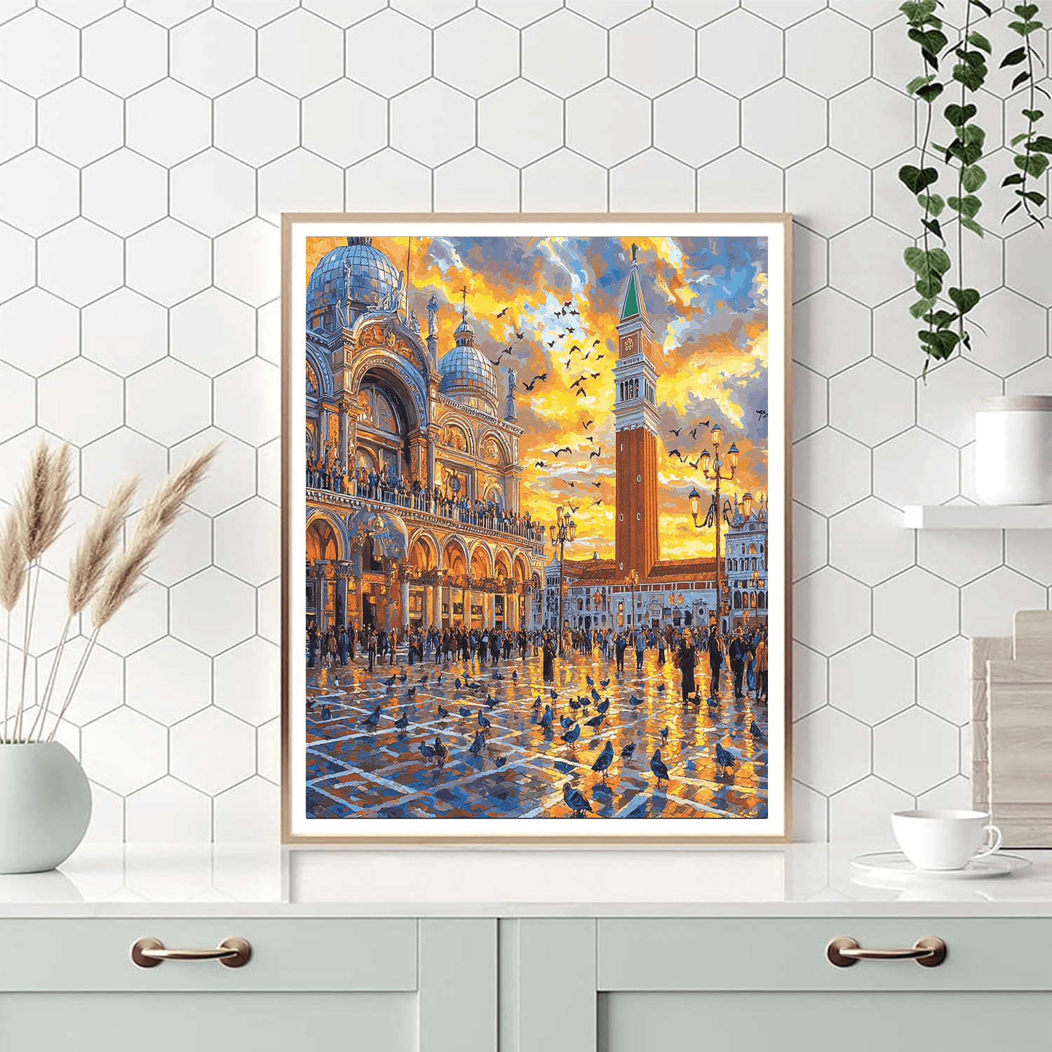 Piazza San Marco - Venice, Italy Numbered Painting Kits