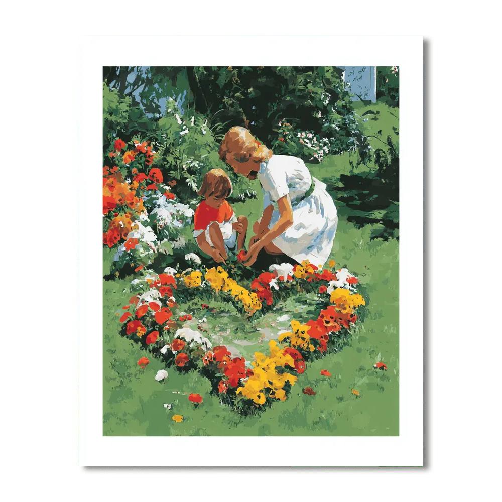 Hearts In The Garden Paint By Color