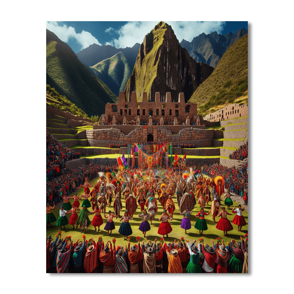 Inti Raymi Festival - Peru Numbered Painting Kits