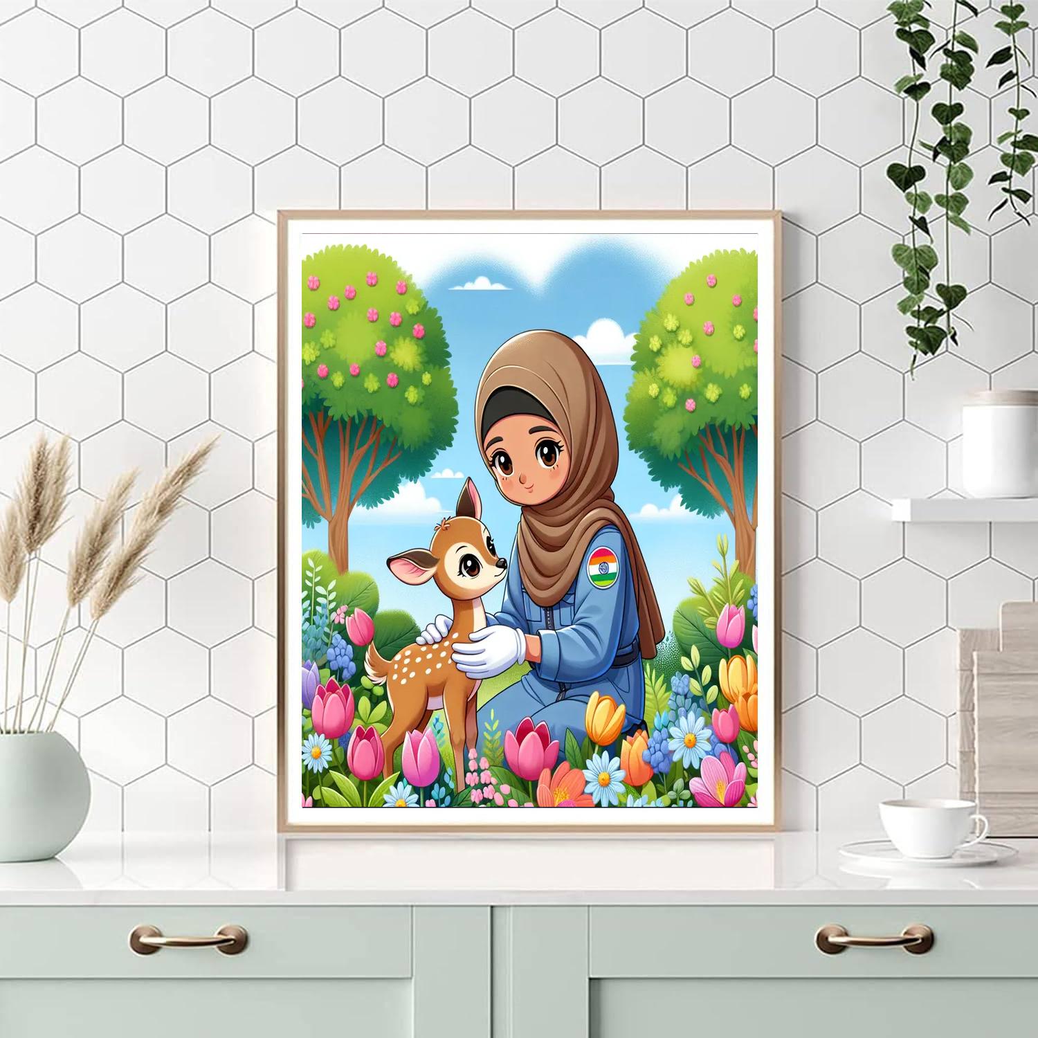 Wild Animal Rescue Numbered Painting Kits