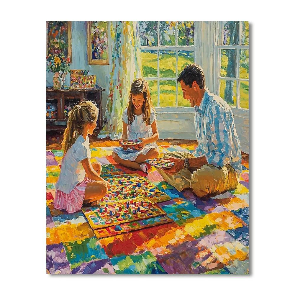 Cherished Family Moments Painting Number Kit