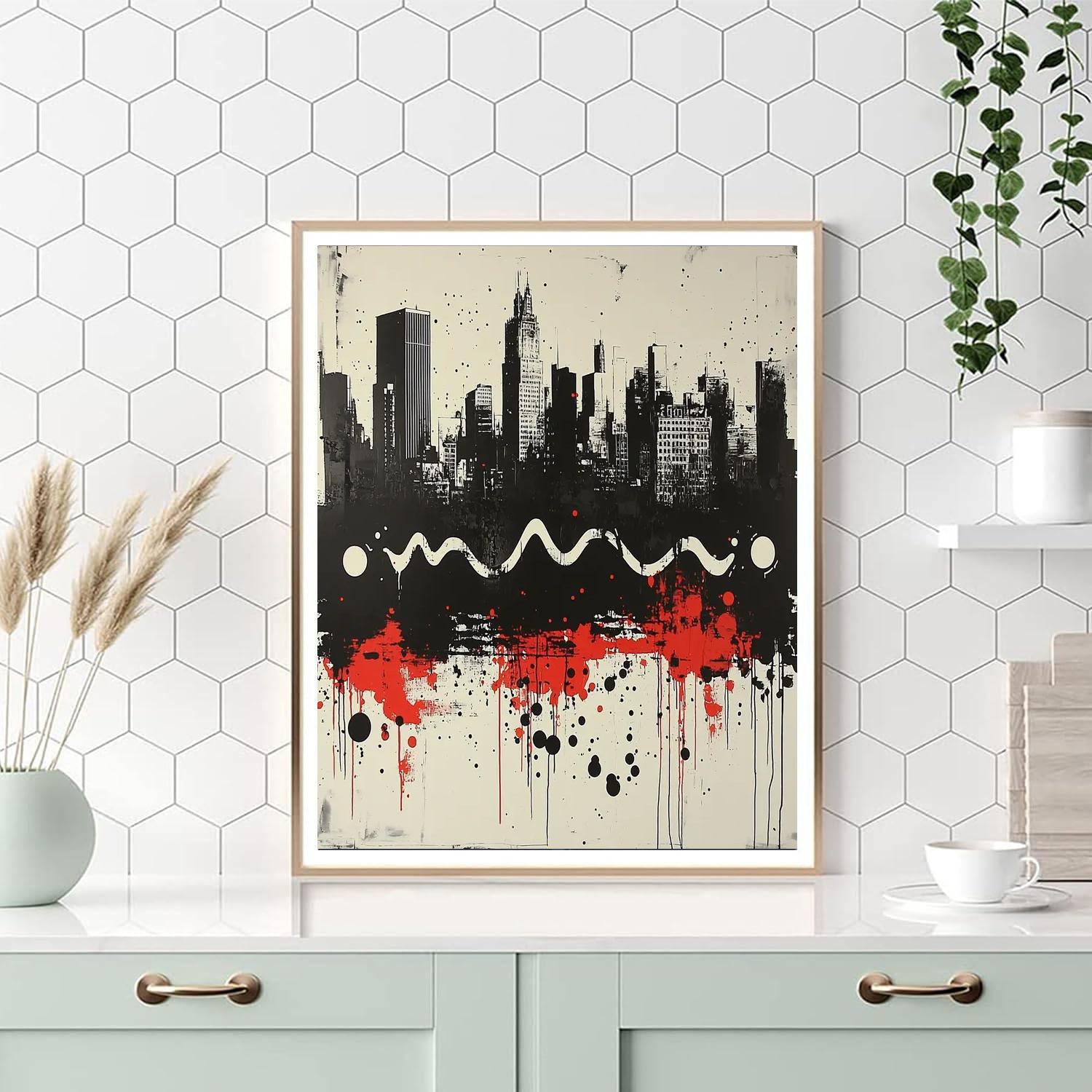 Banksy Inspired Voices In The Shadows  Paint By Number