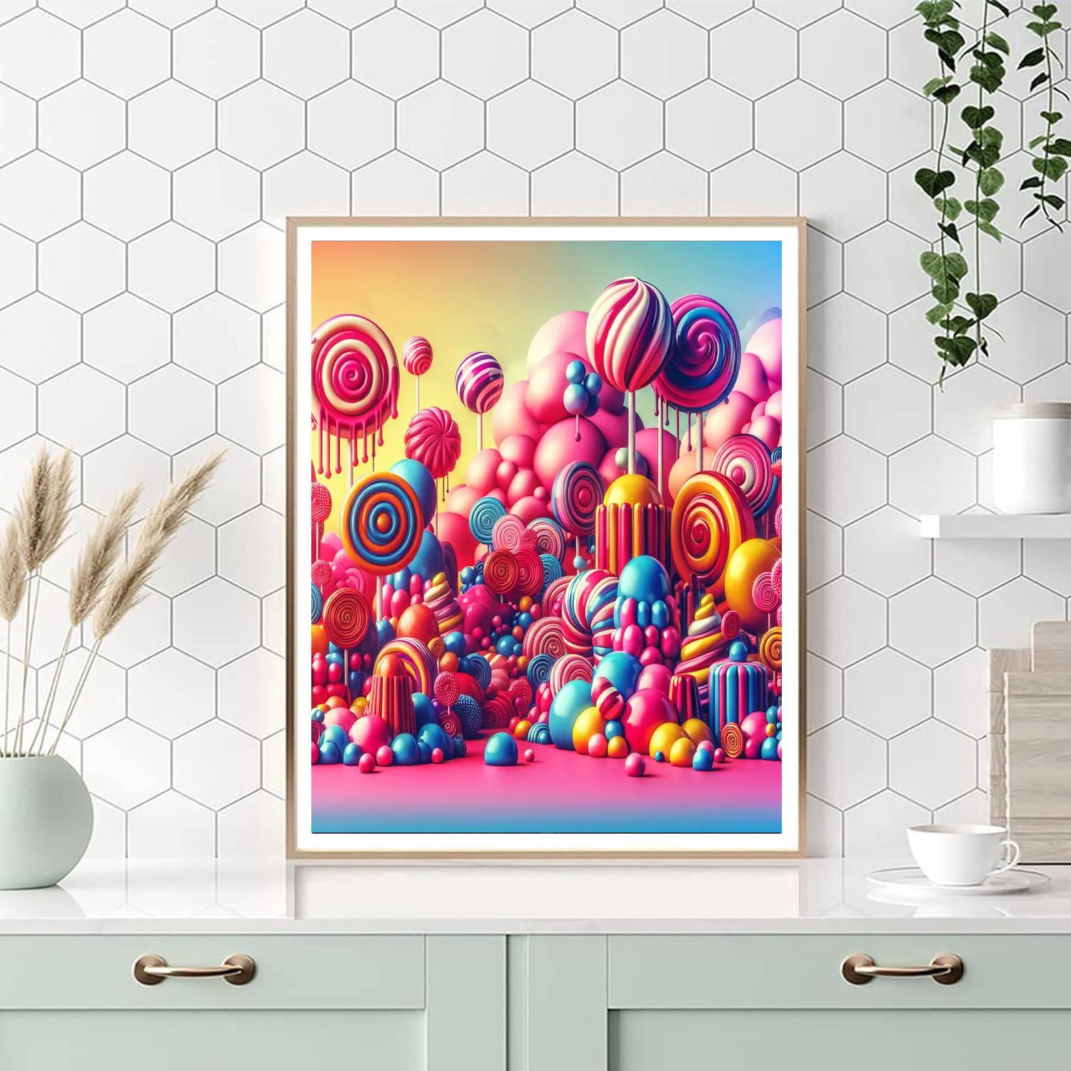 Whimsical Candyland Dream Paint By Numbers