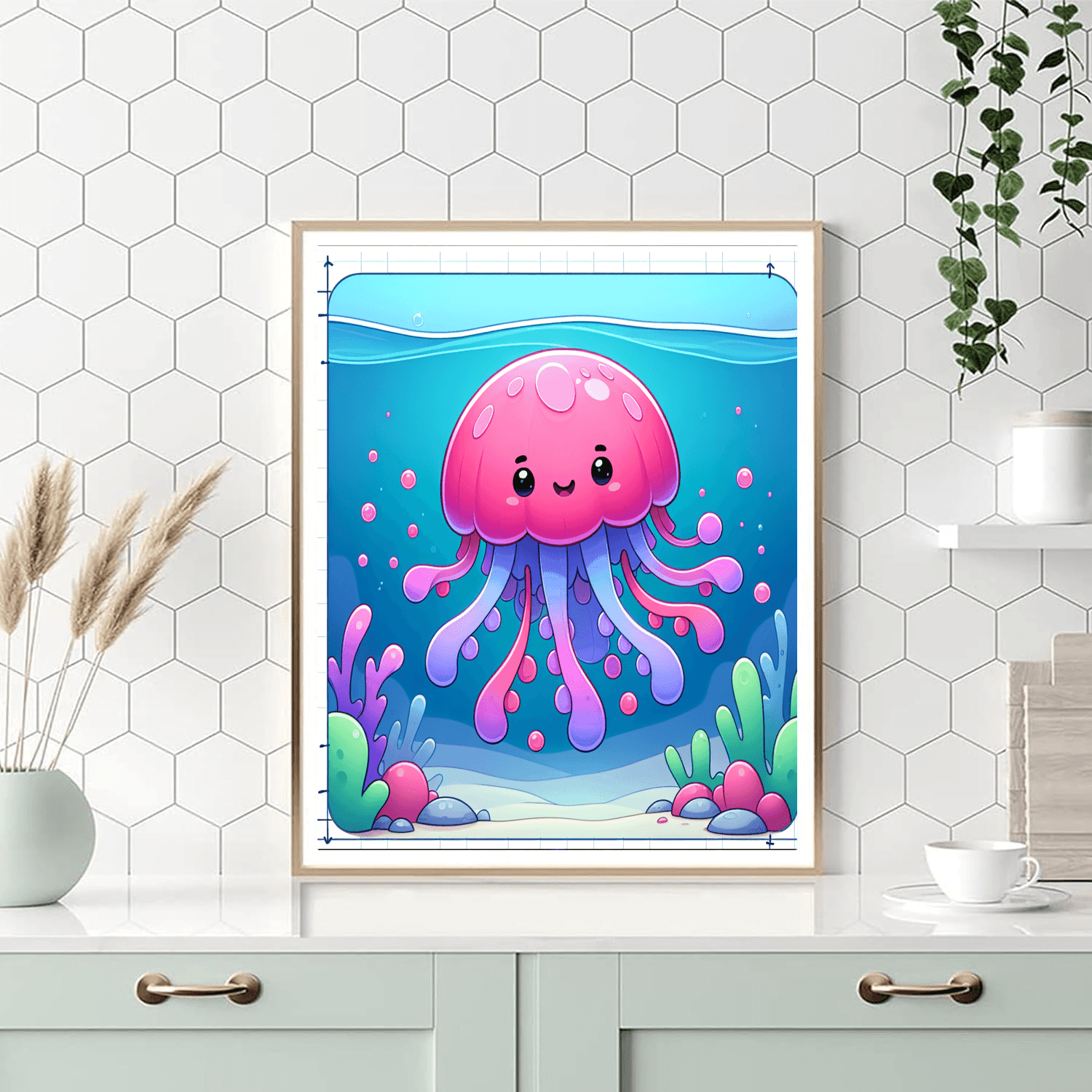 Jovial Jellyfish Paint By Color