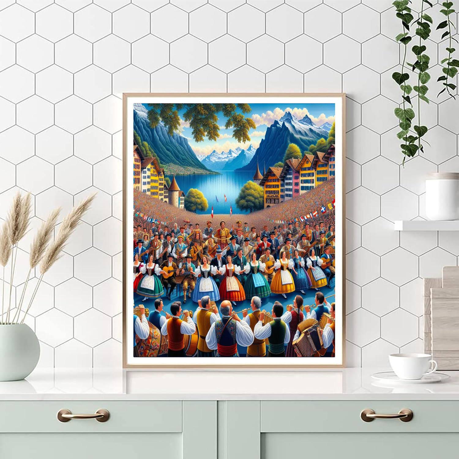 Fête Des Vignerons - Vevey, Switzerland Paint By Number