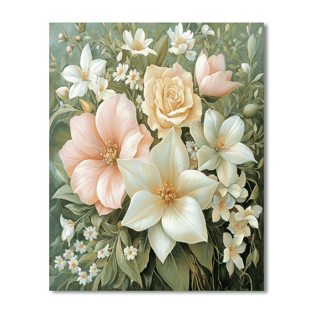 Sandro Botticelli Inspired Renaissance Blossom  Painting By Numbers Kit