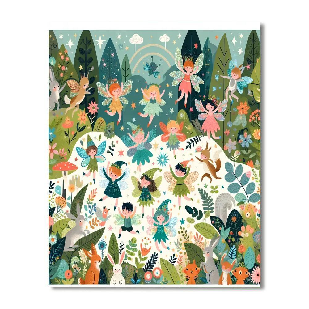 Whimsical Woodland Quest Paint By Number