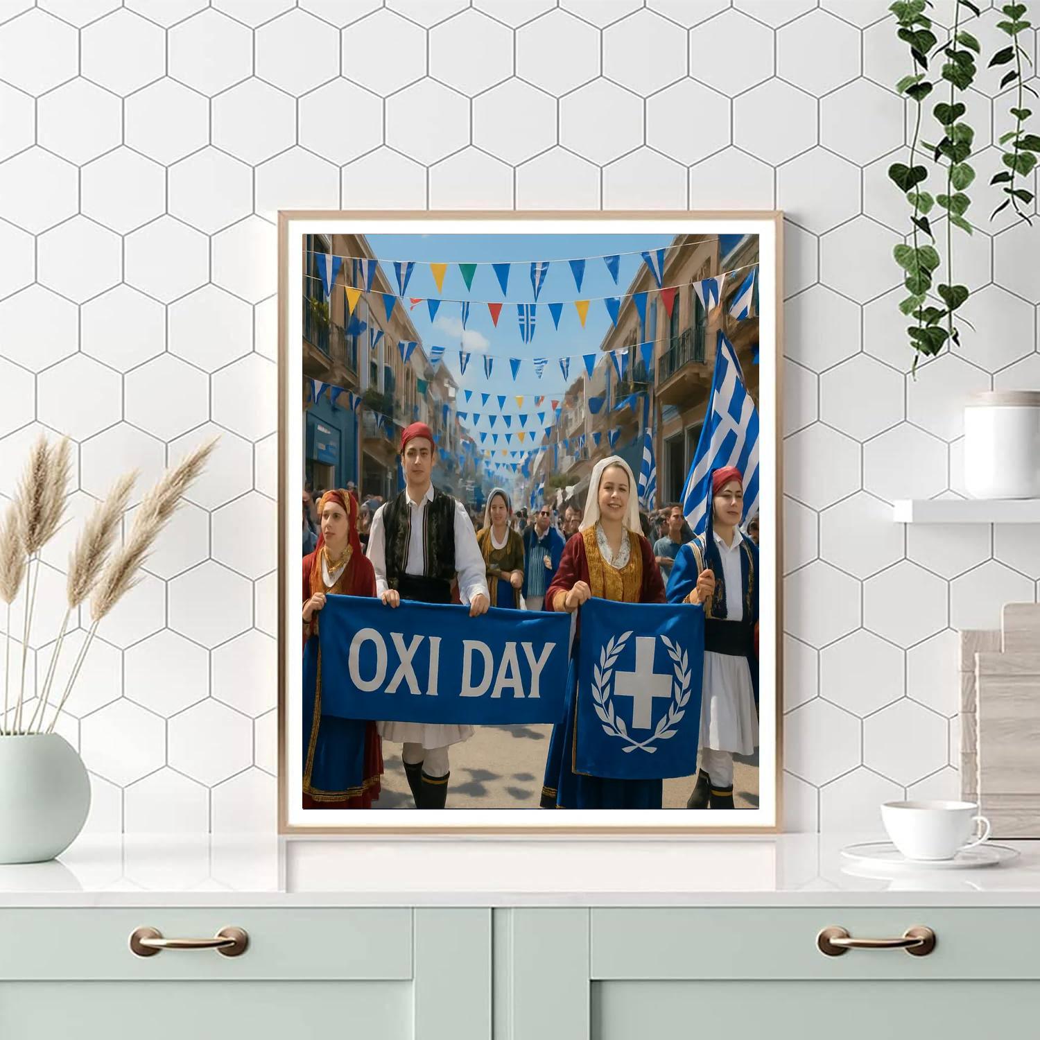 Ohi Day - Greece DIY Paint By Numbers
