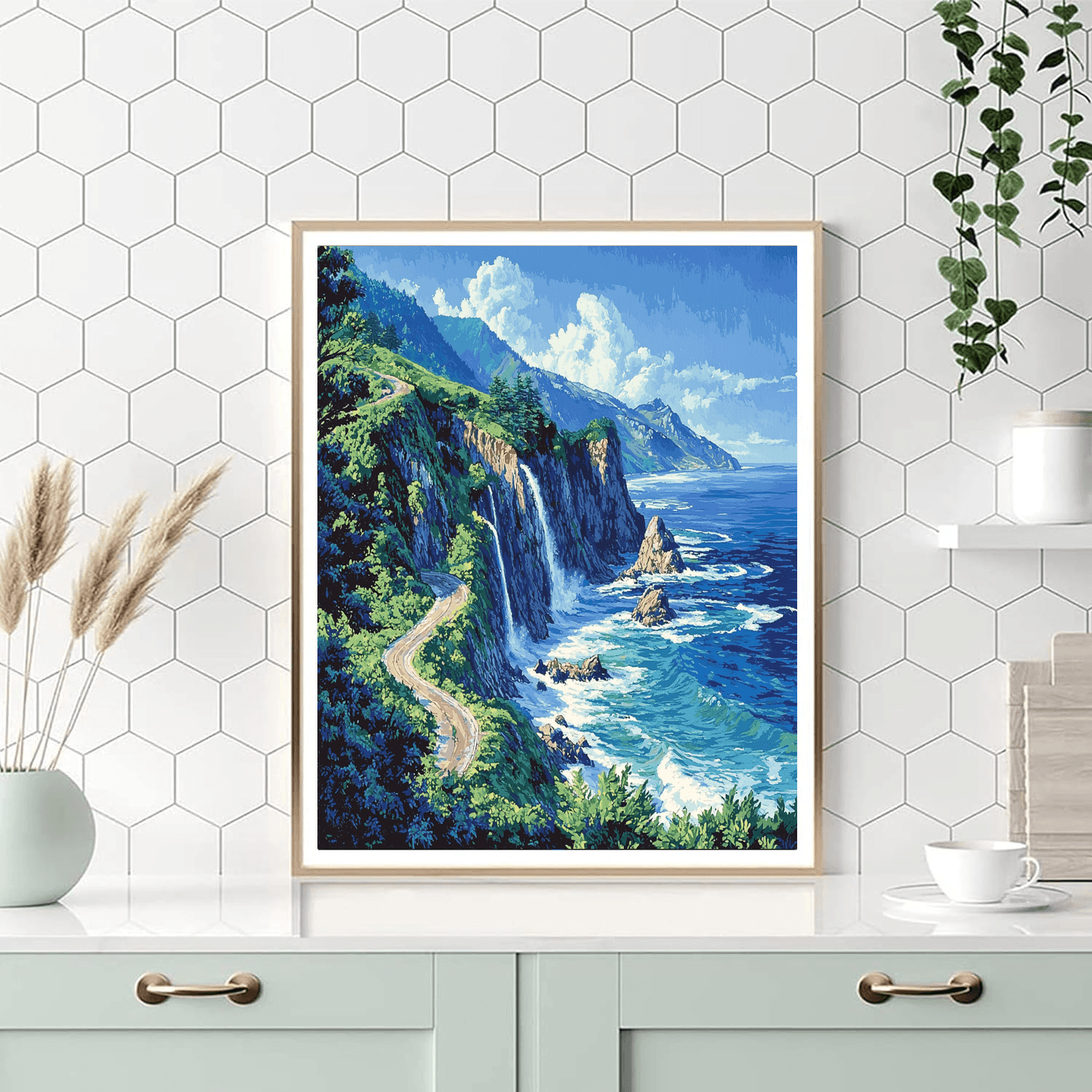 Big Sur - California DIY Paint By Numbers