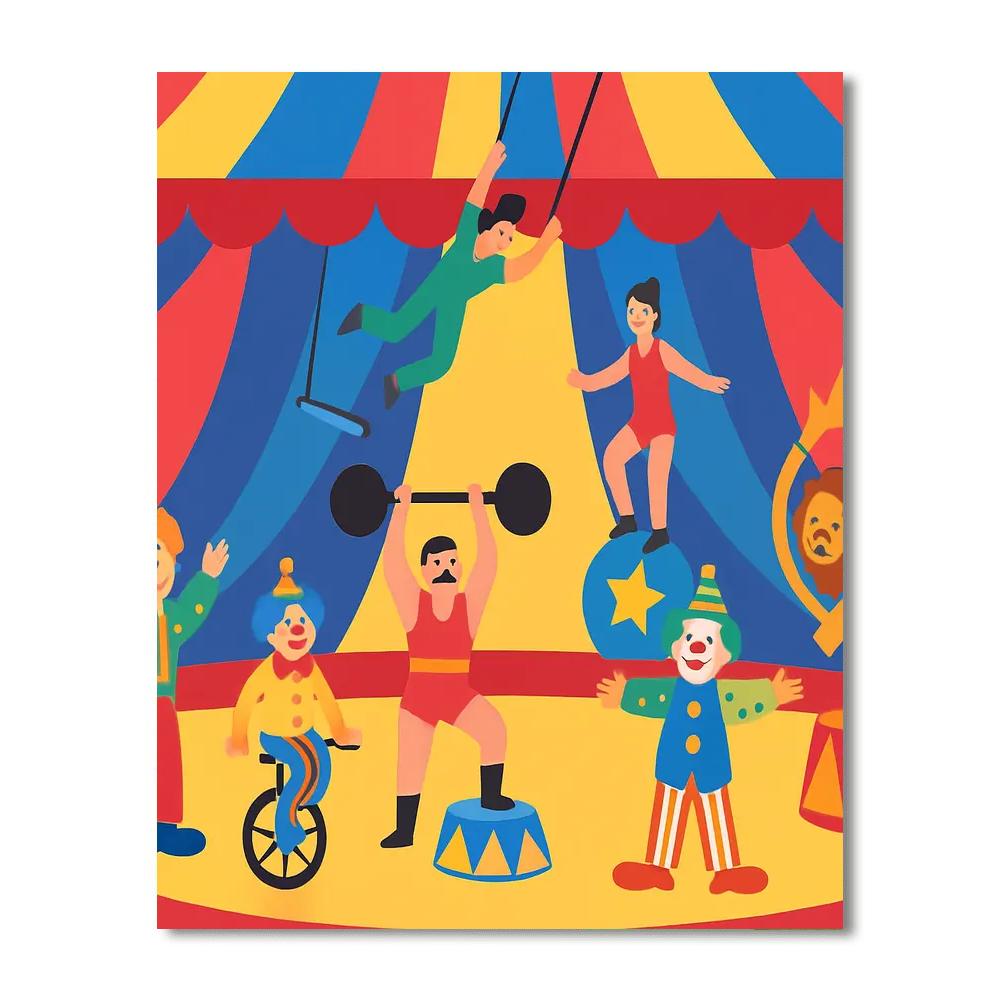 Circus Adventure Time Paint By Number