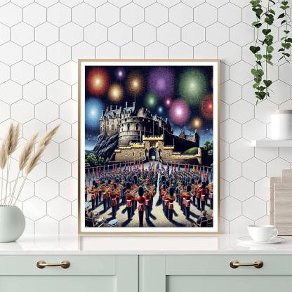 Edinburgh Military Tattoo - Edinburgh Numbered Painting Kits