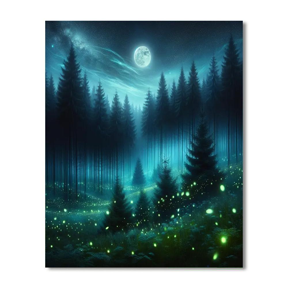 Enchanted Evening Whisper Painting Number Kit