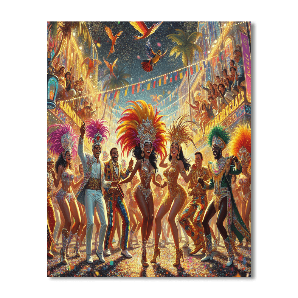 Karnaval De Barranquilla - Colombia Paint By Numbers
