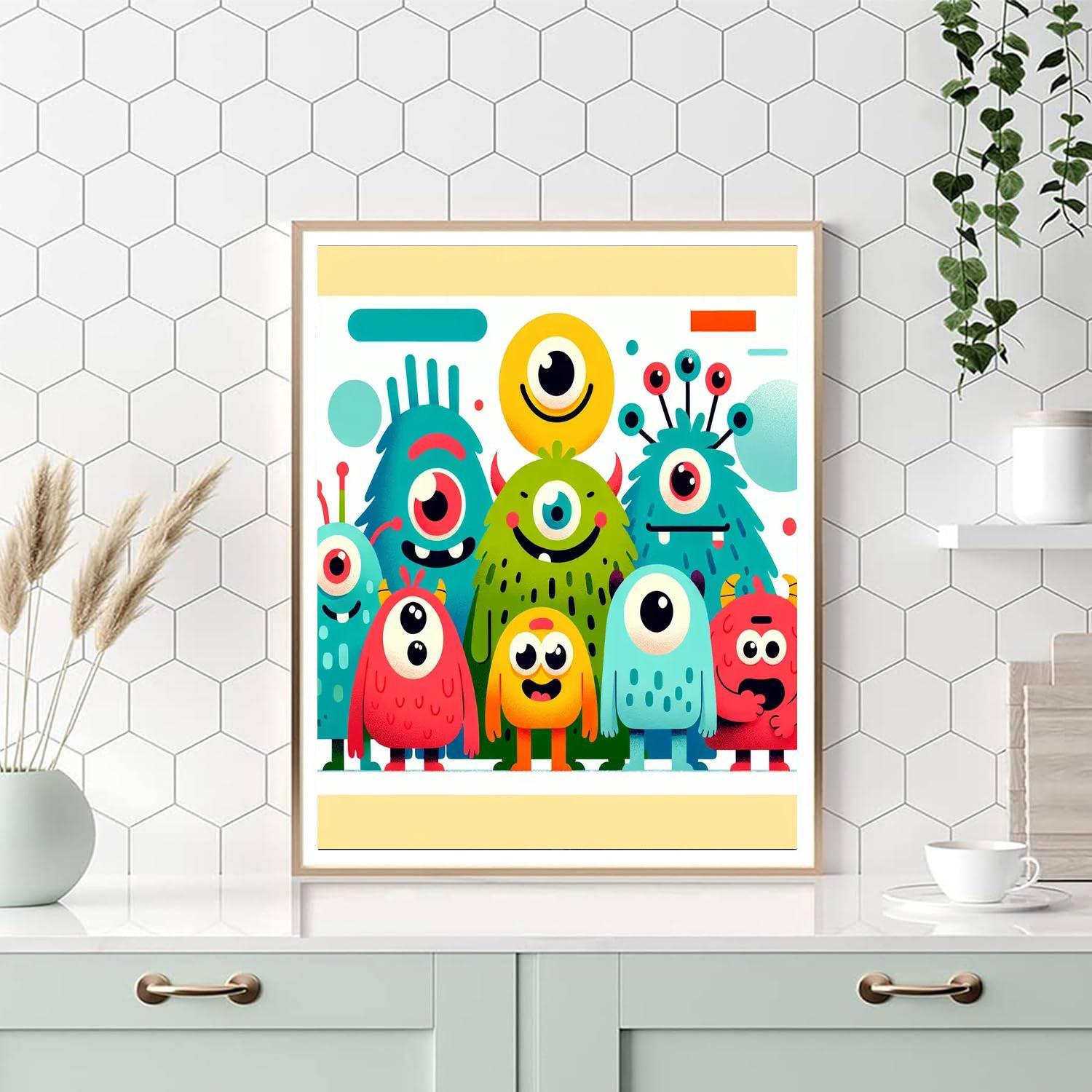 Fantastic Monster Mash Numbered Painting Kits