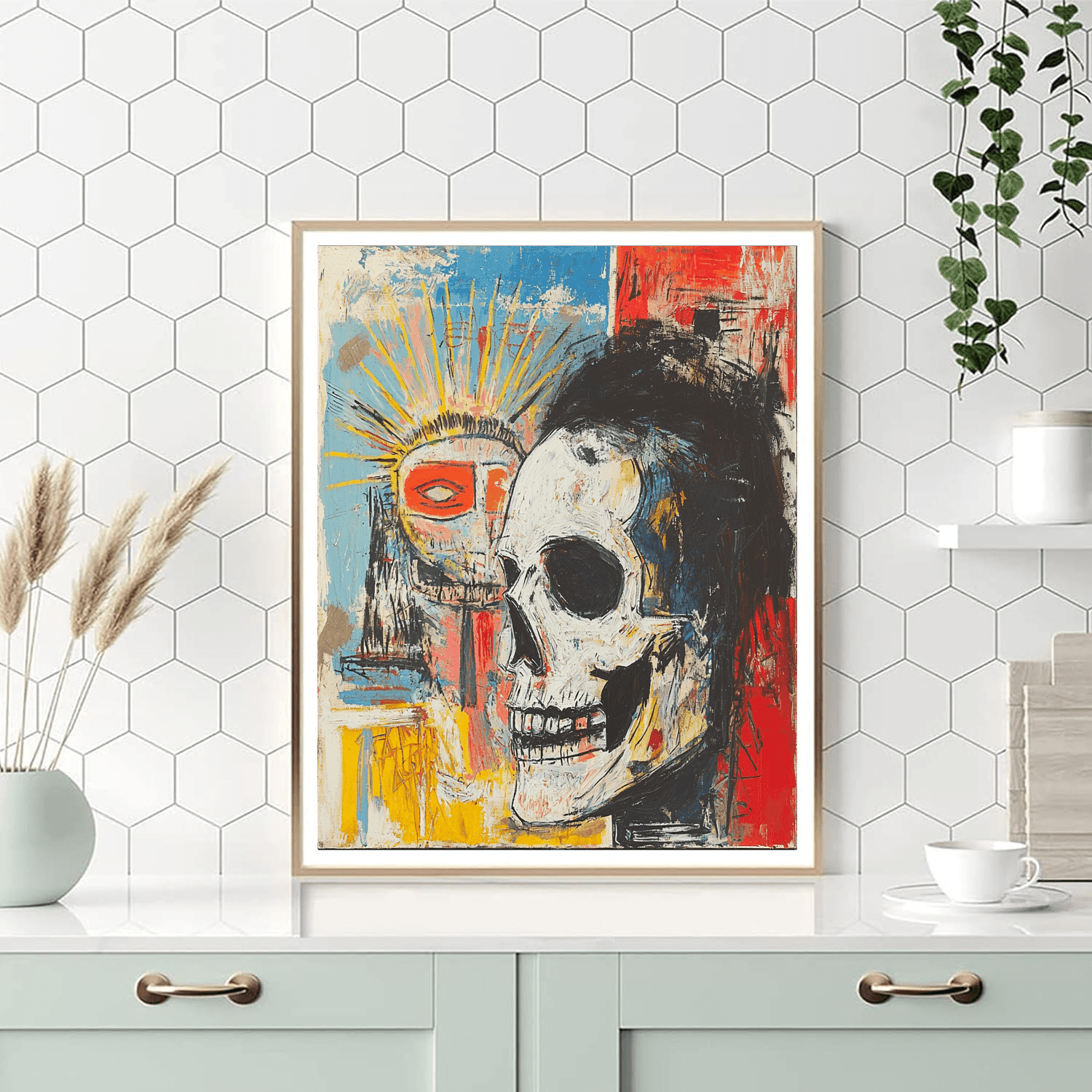 Jean-Michel Basquiat Inspired Modern Mythology  Paint By Numbers Kits