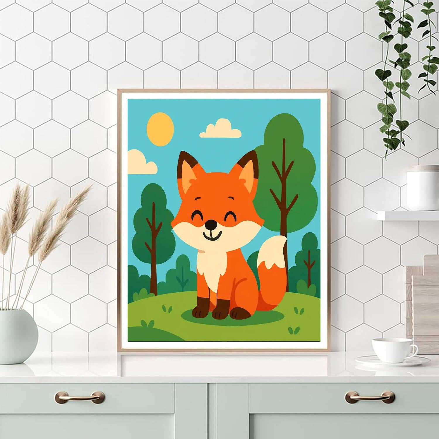 Woodland Animals Paint By Numbers