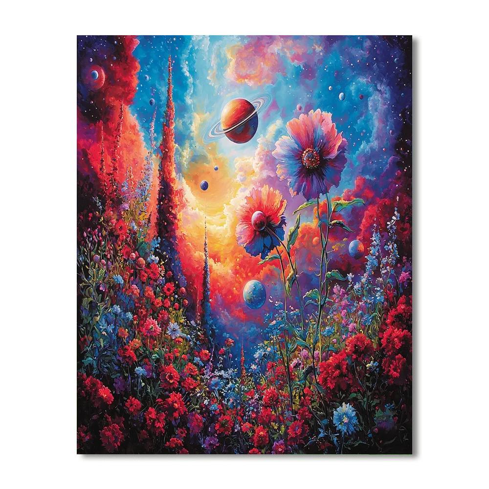 Salvador Dali Inspired Galactic Gardens  Paint By Numbers Kits