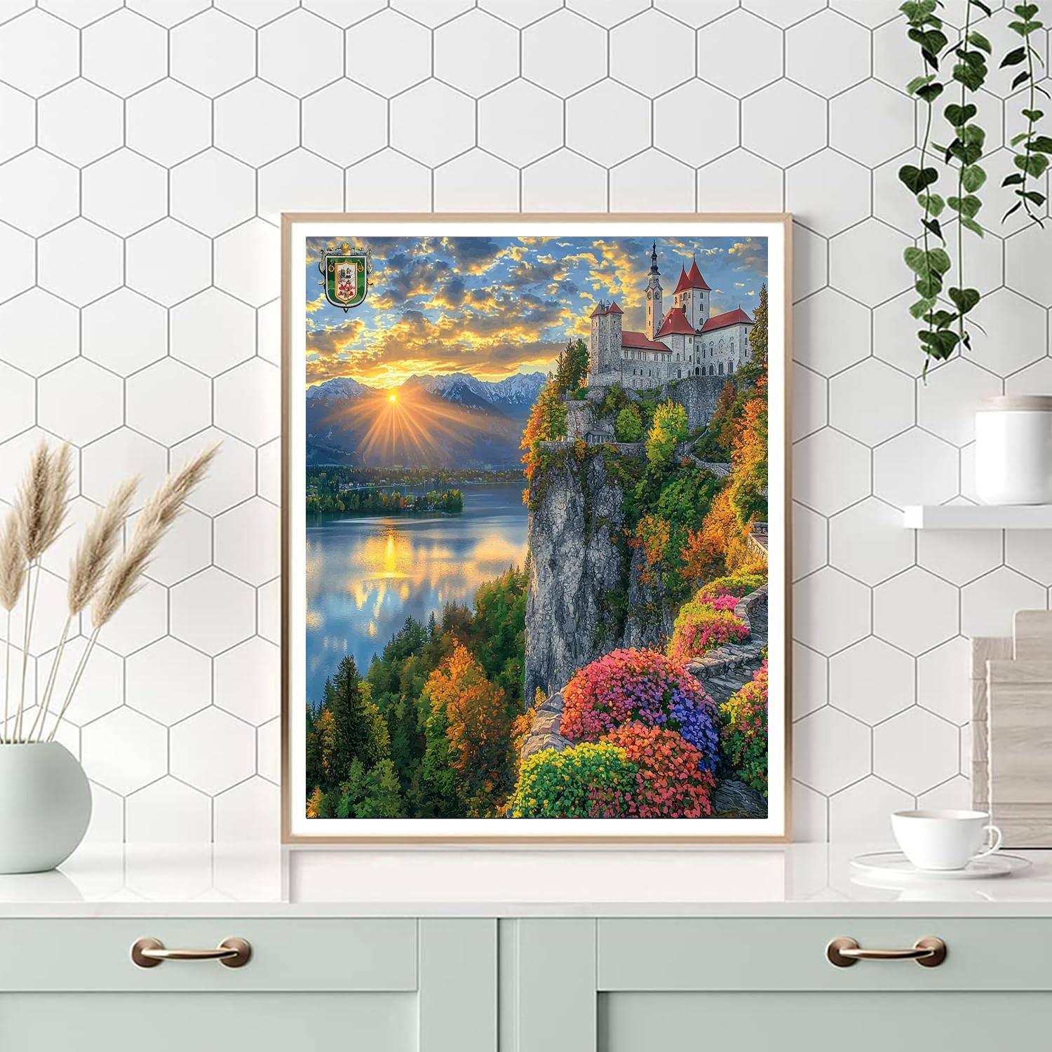 Bled Castle - Slovenia Paint By Number