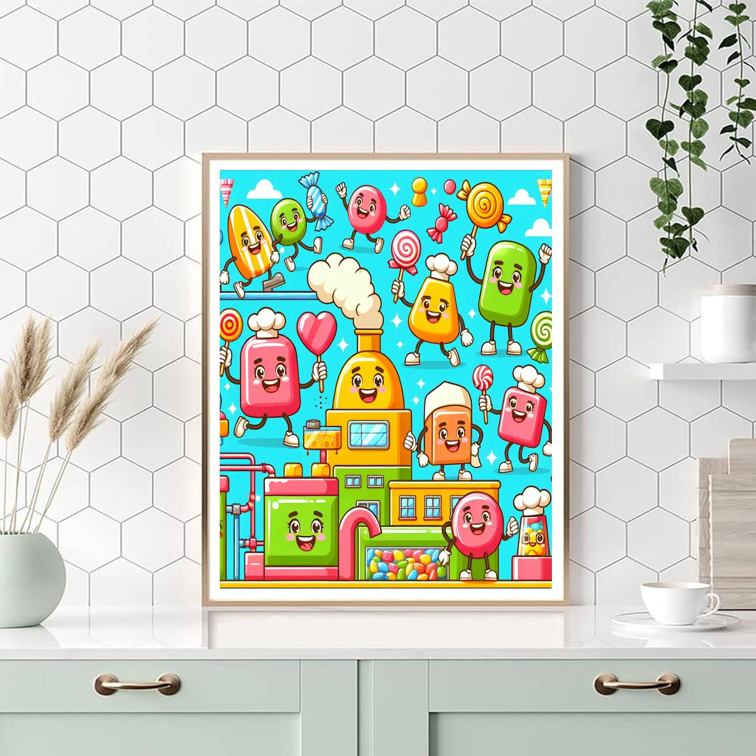 Candy Factory Extravaganza Paint By Numbers Kits