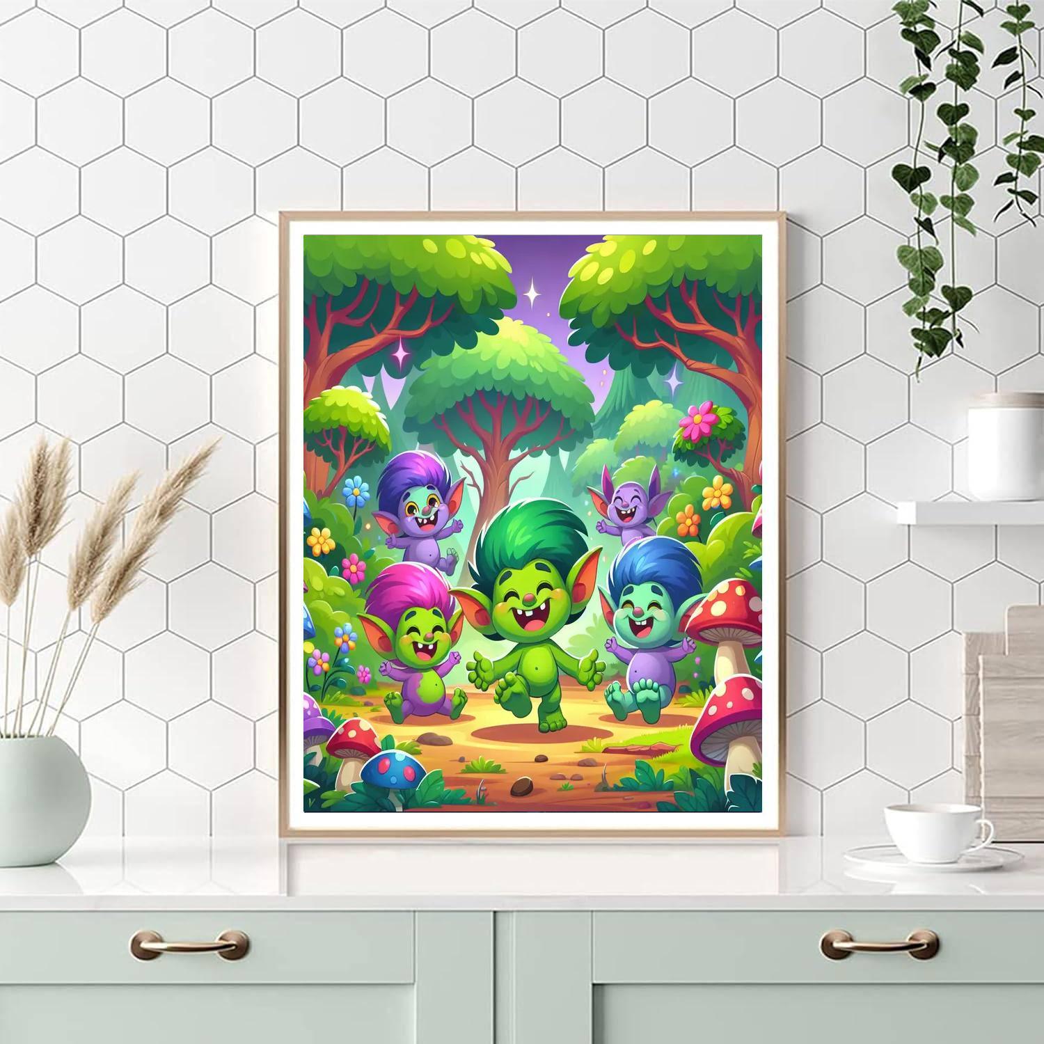 Giggling Goblins Paint By Numbers Art